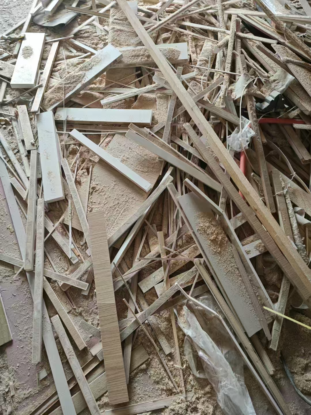 想看到是不是真木頭，請去工地哦